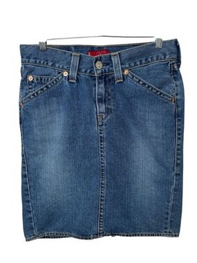 Levi's vintage Blue Denim Straight Skirt